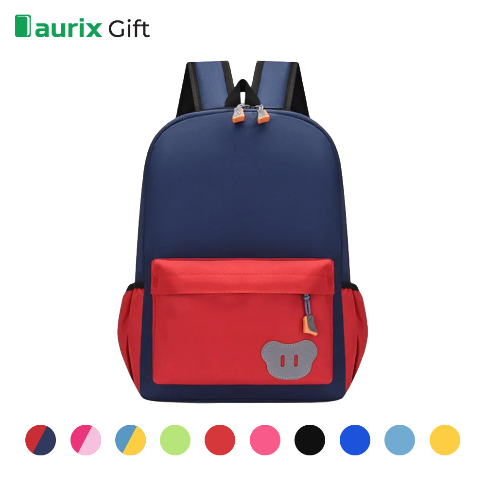 Balo học sinh quà tặng, in logo theo yêu cầu